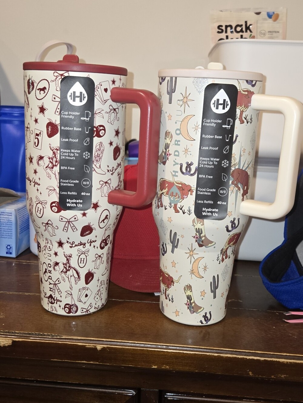 Set of 2 Western 40 oz Tumblers